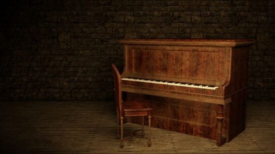 old piano