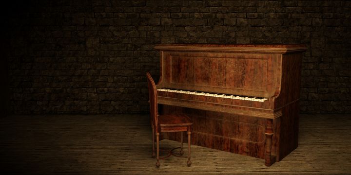 old piano