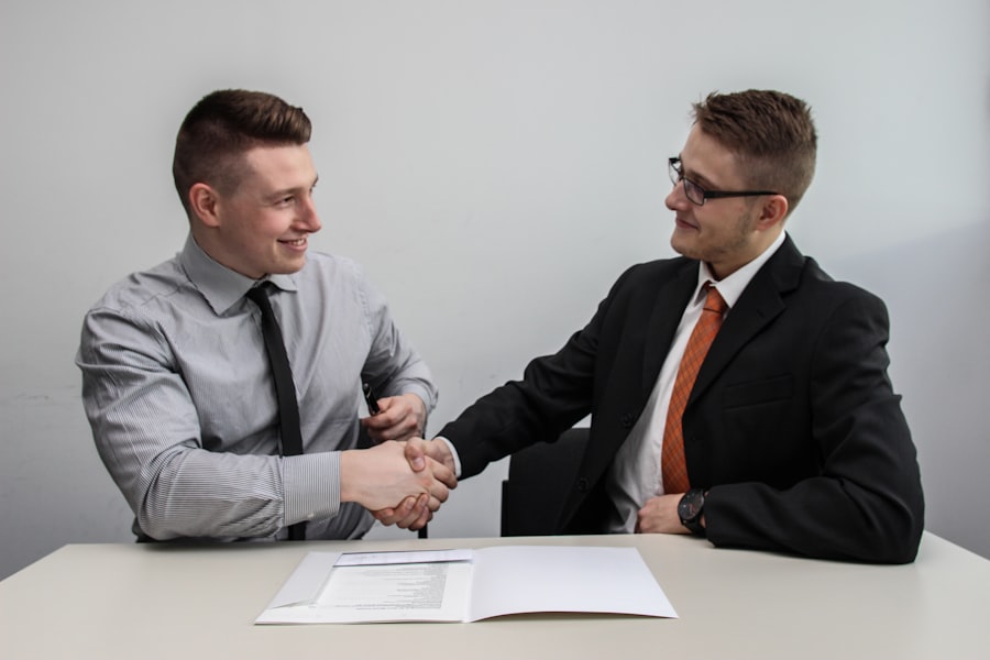 Liafi Studio salary negotiation handshake