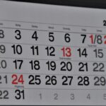 Photo time blocking calendar