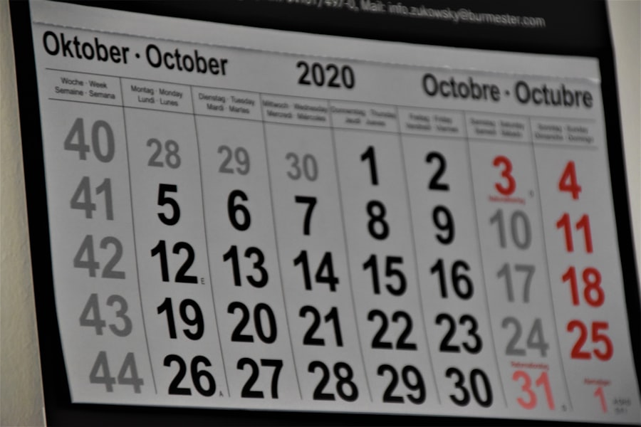 Liafi Studio Photo time blocking calendar