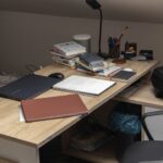 Photo quiet workspace setup